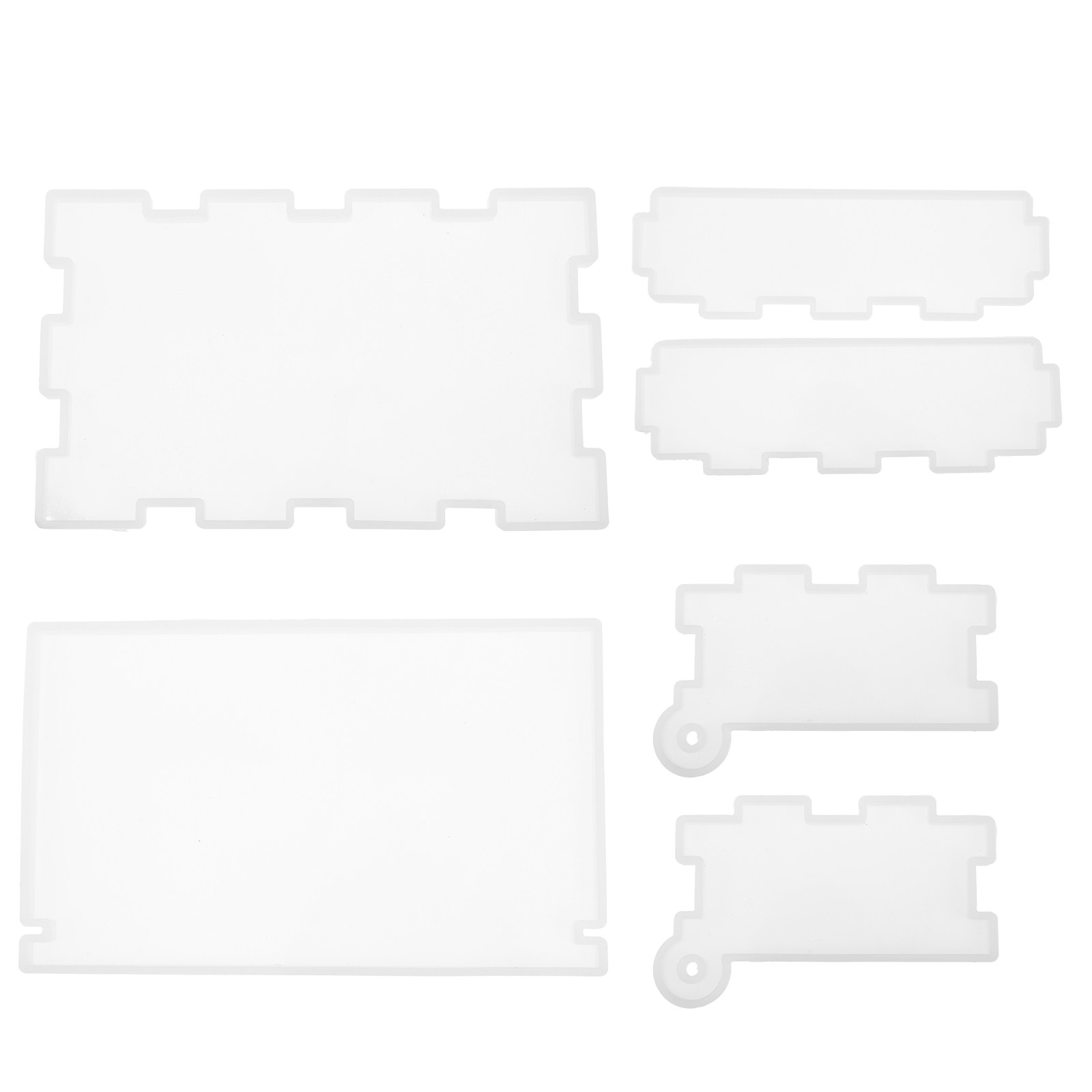 Figure Display Box - 6Pcs Cetakan Kotak Penyimpanan Silikon DIY
