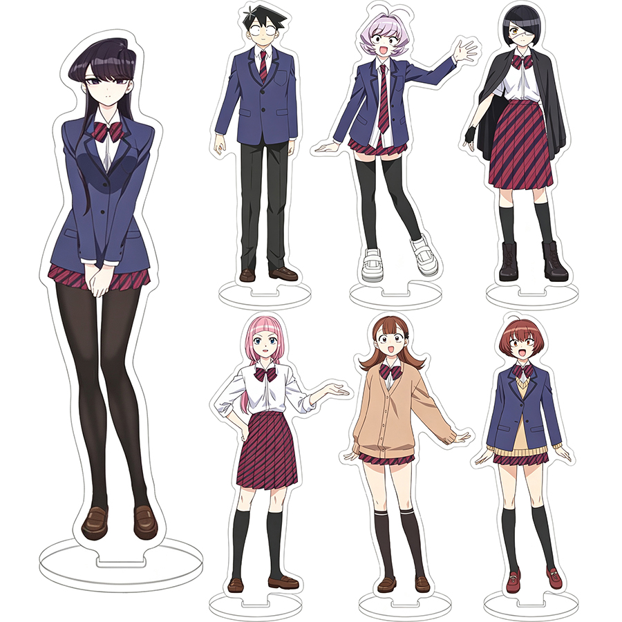 Acrylic Stand Figure - Figur Anime Komi Can't Communicate 16CM
