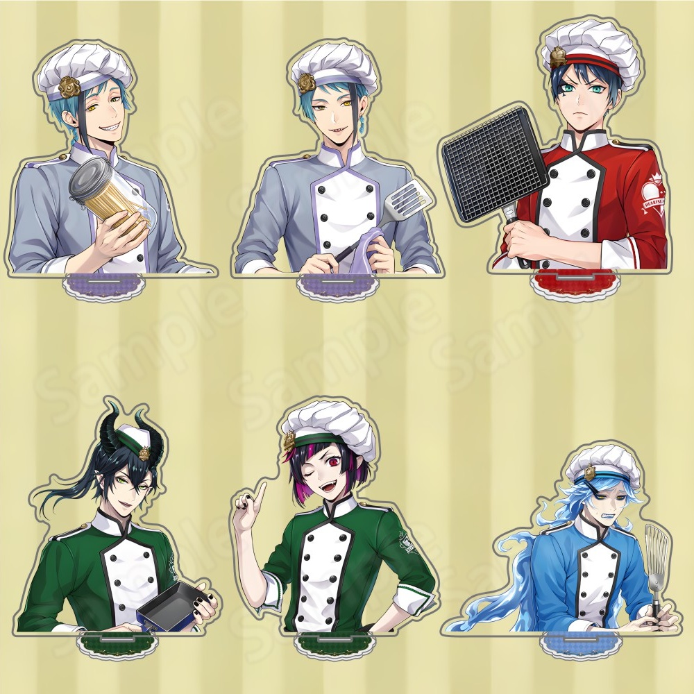 Anime Merchandise Collection - Gantungan Kunci Akrilik Gaya Chef Game