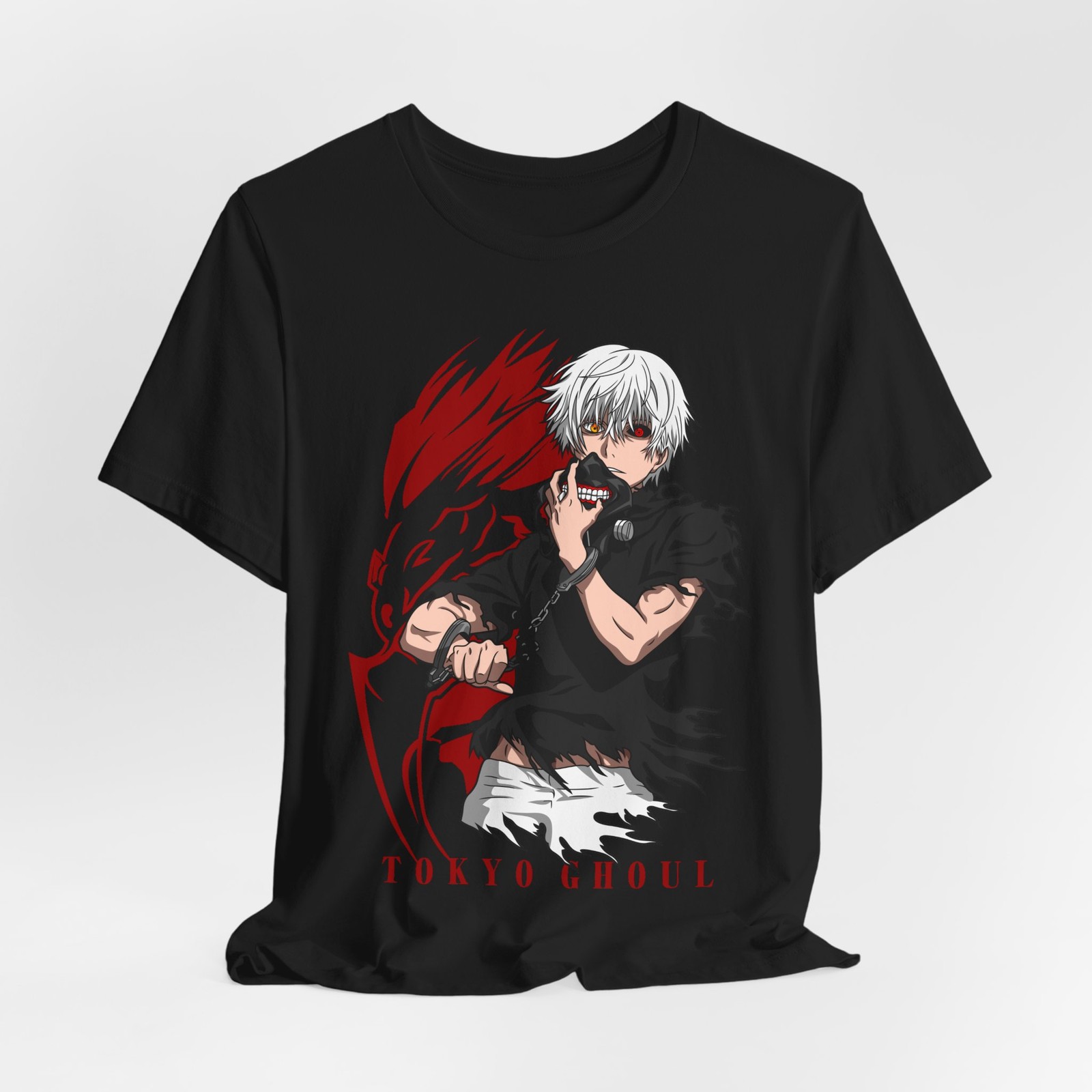 Anime Merchandise T-Shirts - Kaos Anime Tokyo Ghoul, Kaos Lengan