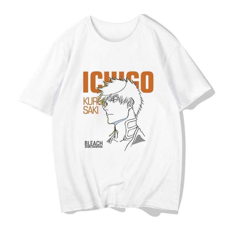 Kaos BLEACH Kurosaki Ichigo Th - Anime Merchandise T-Shirts ulasan dan harga