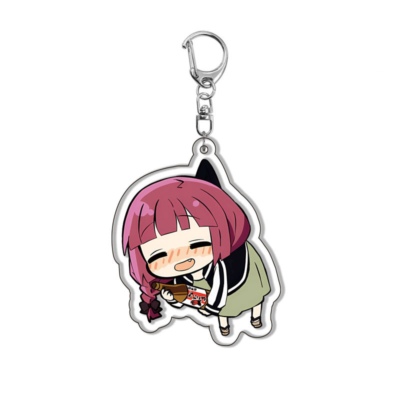 Bocchi the Rock Goto Hitori Ij - Anime Merchandise Keychain ulasan dan harga