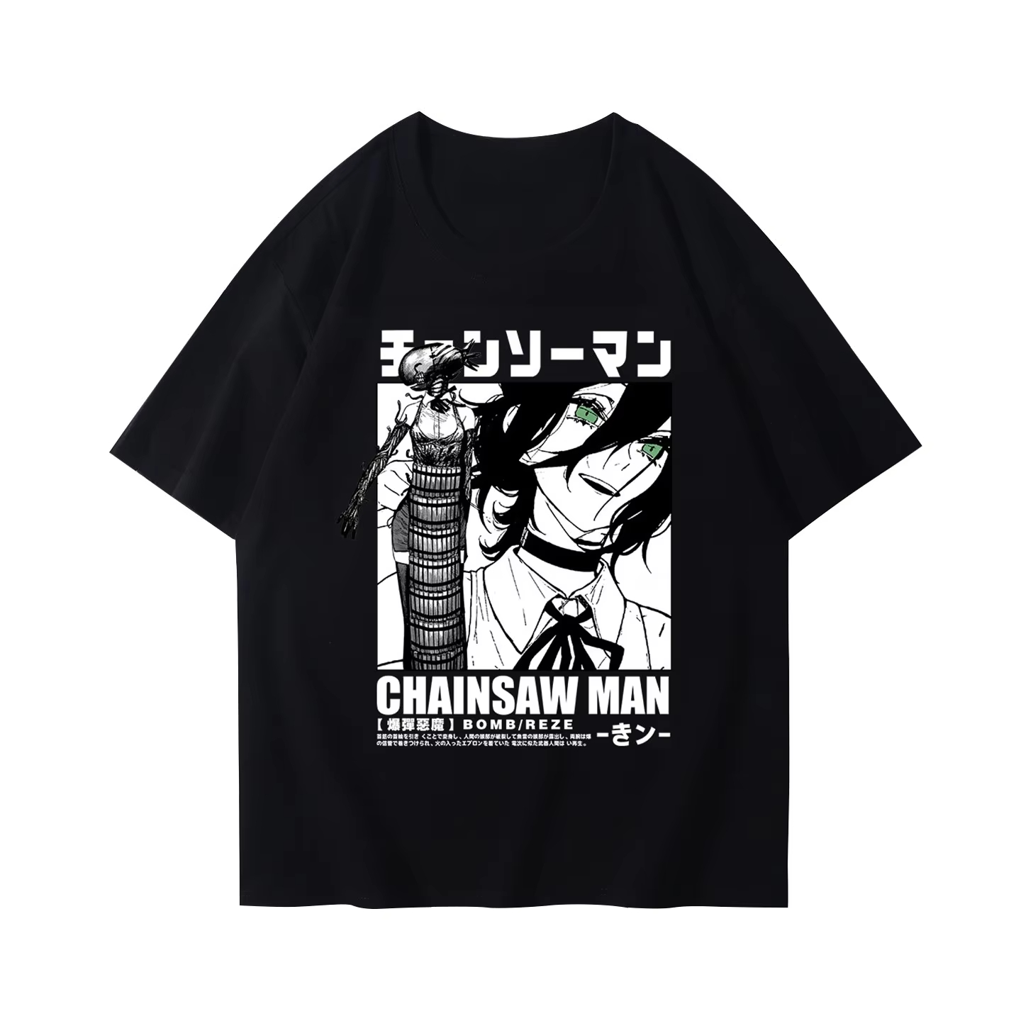 Kaos Chainsaw Man Musim Gugur  - Anime Merchandise T-Shirts ulasan dan harga