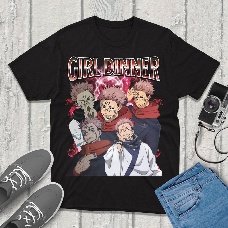 Kaus Sukuna Jujitsu-Kaisen Pak - Anime Merchandise T-Shirts ulasan dan harga