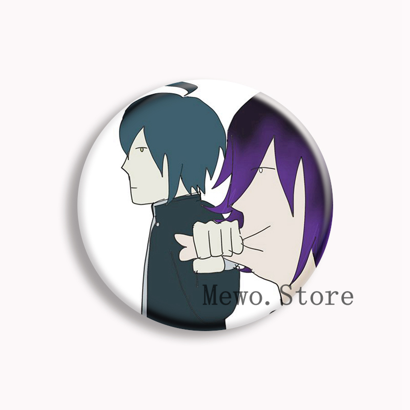 Kokichi Ouma Shuichi Saihara D - Pin Button Badge ulasan dan harga