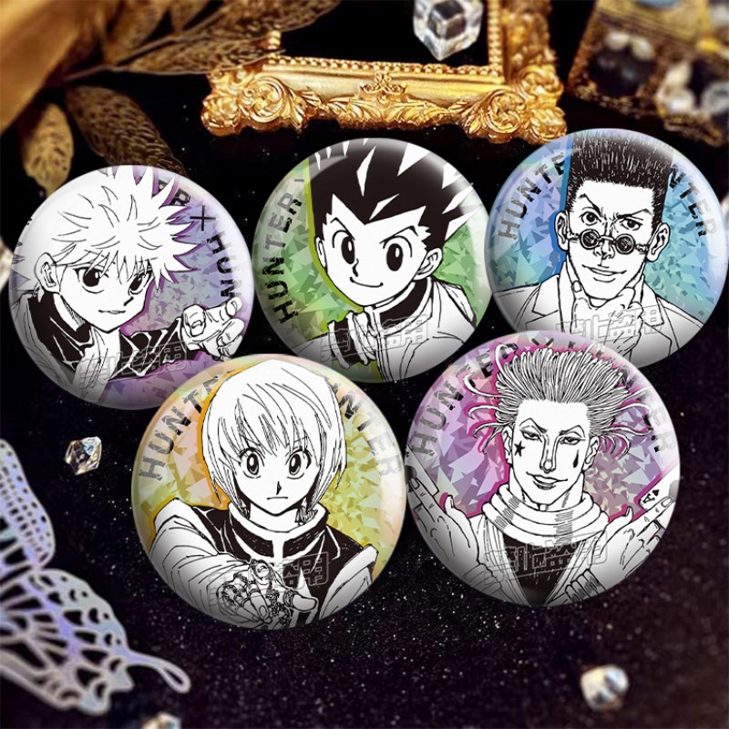5 Buah HUNTER×HUNTER Pin Lenca - Pin Button Badge ulasan dan harga