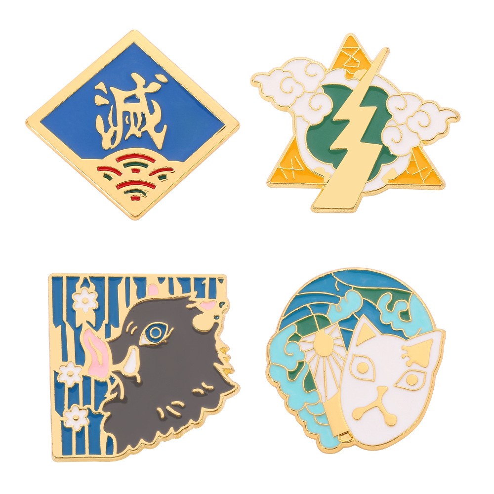 1 Buah Pin Badge Merchandise A - Anime Merchandise Logo ulasan dan harga
