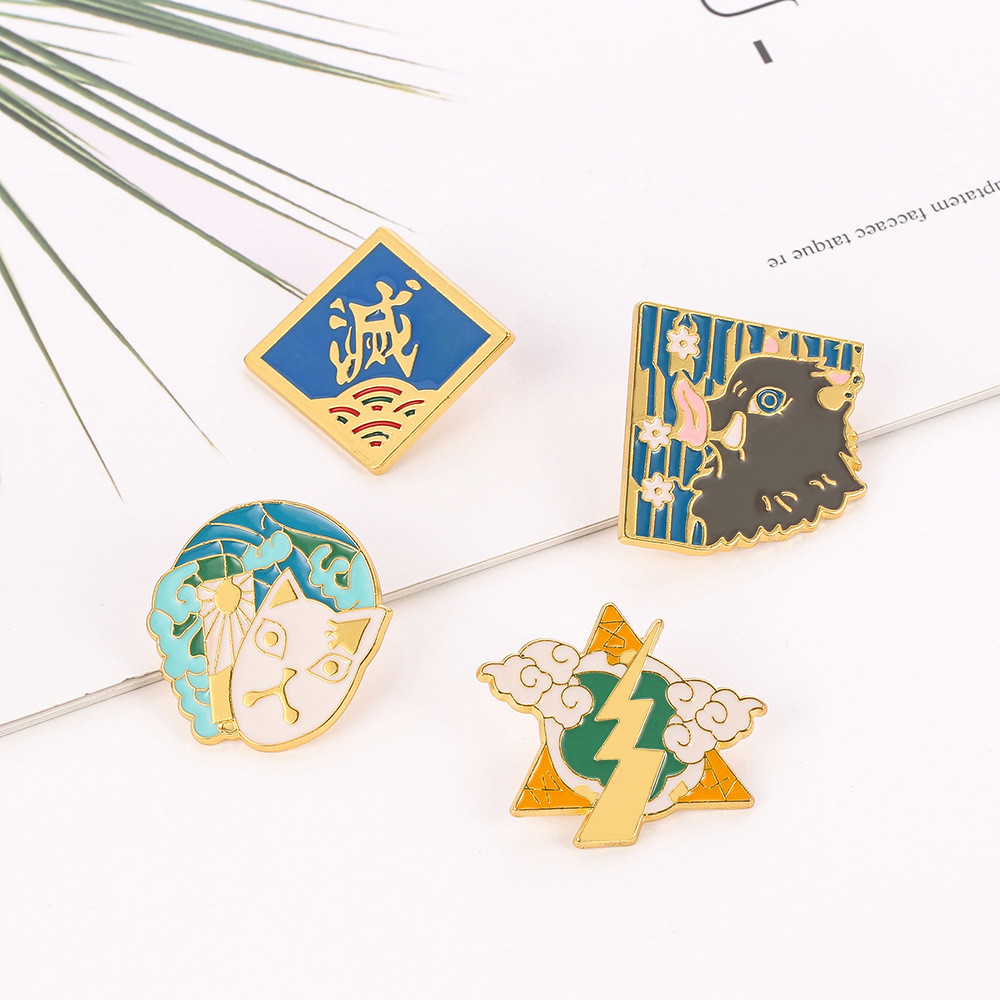 1 Buah Pin Badge Merchandise A - Anime Merchandise Logo ulasan dan harga