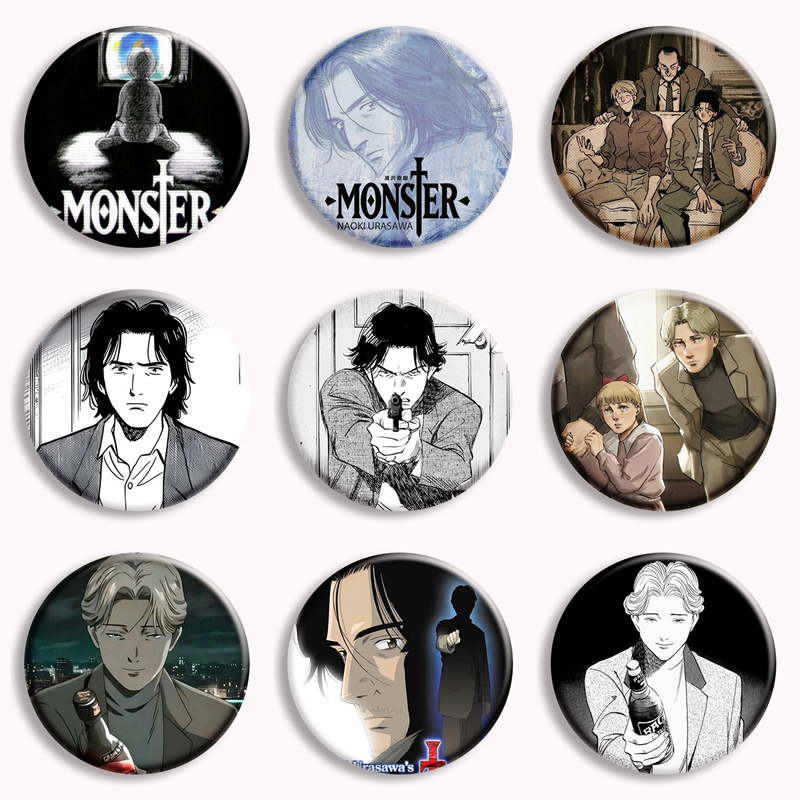 Pin Tombol Lunak Anime Monster - Pin Button Badge ulasan dan harga