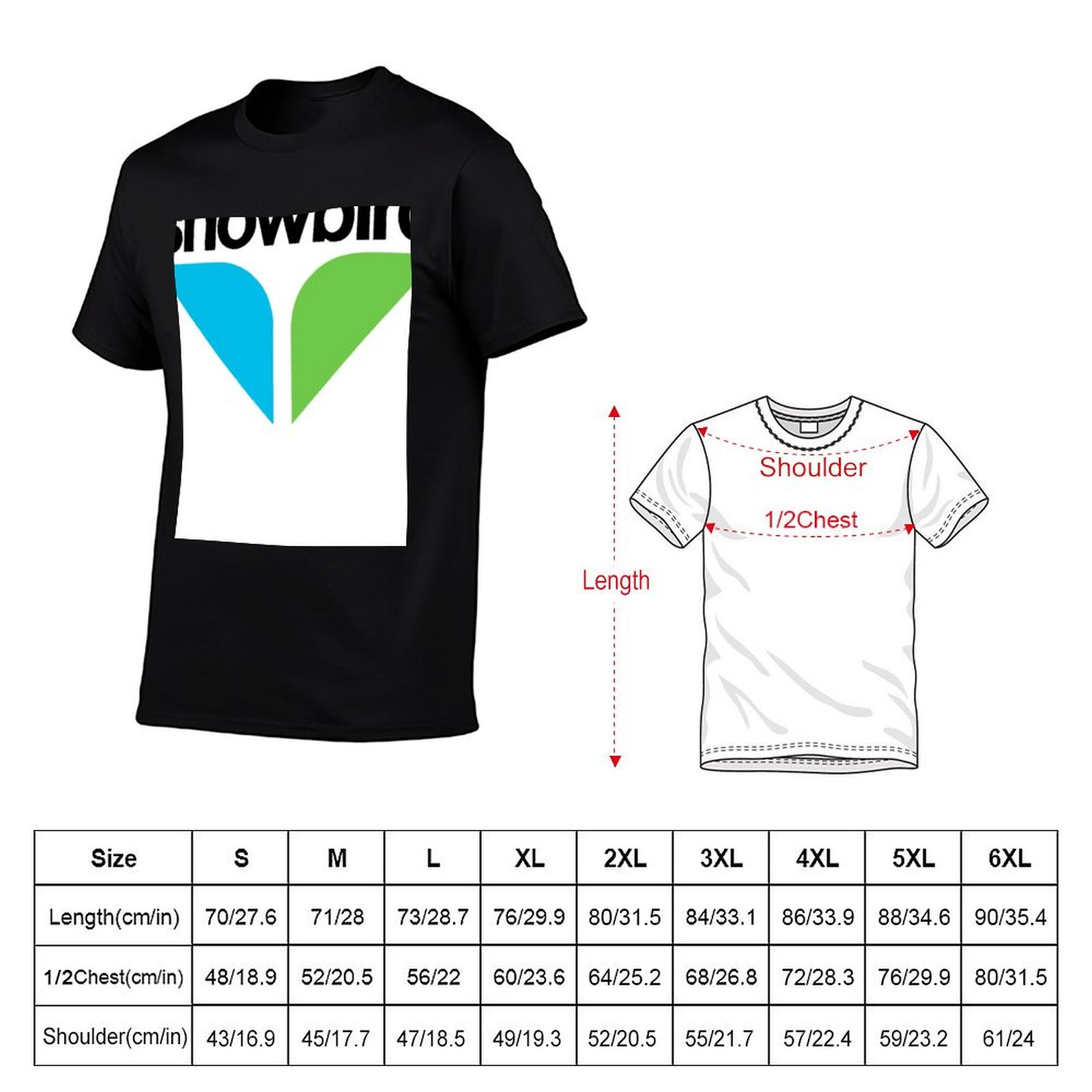 Kaos Merchandise Logo Snowbird - Anime Merchandise Logo ulasan dan harga