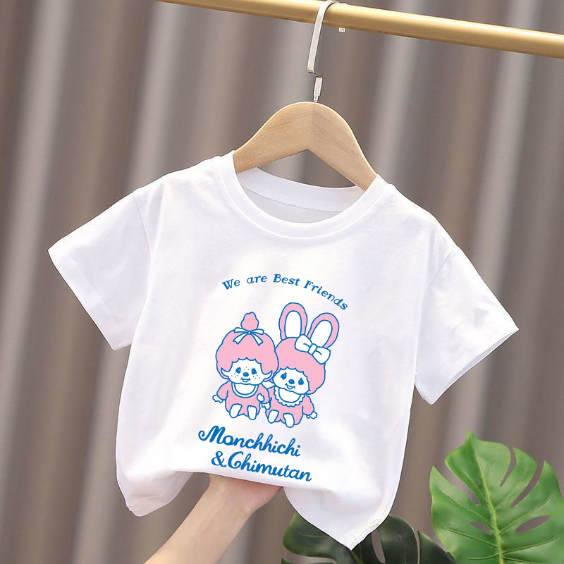 Kaus Anak-anak Monchhichi Kaus - Anime Themed Merchandise ulasan dan harga