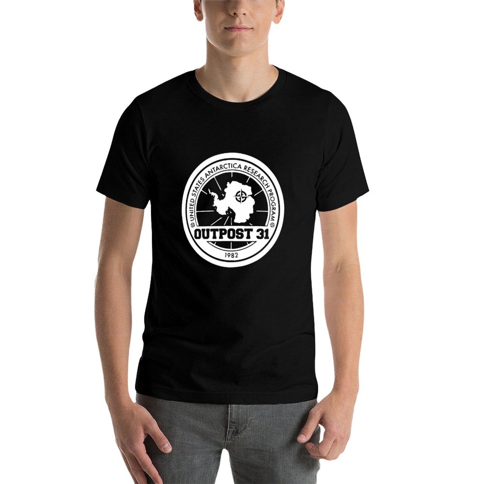 Outpost 31 Logo MERCHANDISE T- - Anime Merchandise Logo ulasan dan harga