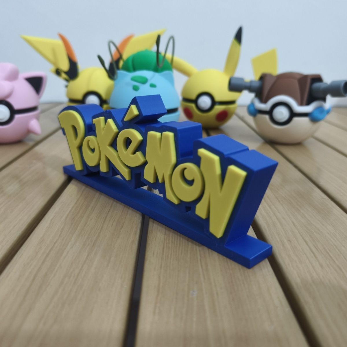 Figur pajangan logo Pokemon mo - Anime Merchandise Logo ulasan dan harga