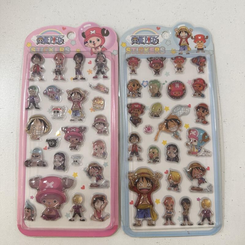 Stiker Relief 3D Kartun One Pi - Anime One Piece Merchandise ulasan dan harga