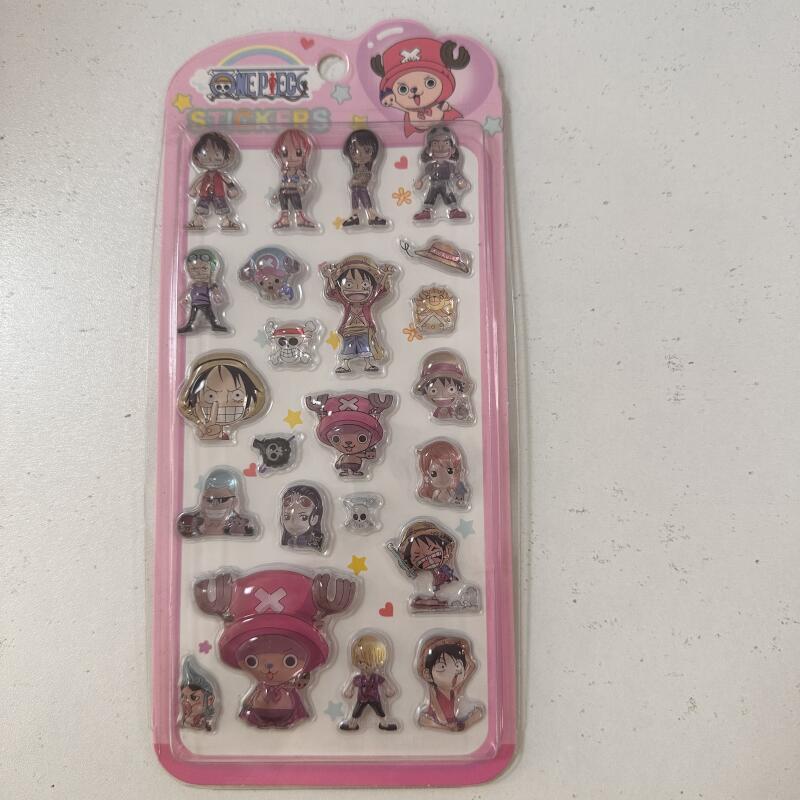 Stiker Relief 3D Kartun One Pi - Anime One Piece Merchandise ulasan dan harga