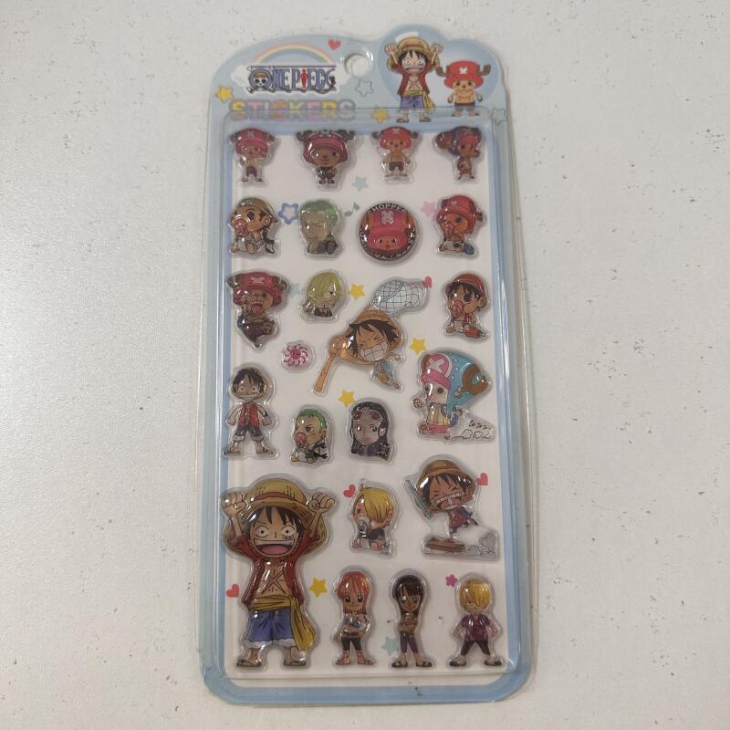 Stiker Relief 3D Kartun One Pi - Anime One Piece Merchandise ulasan dan harga