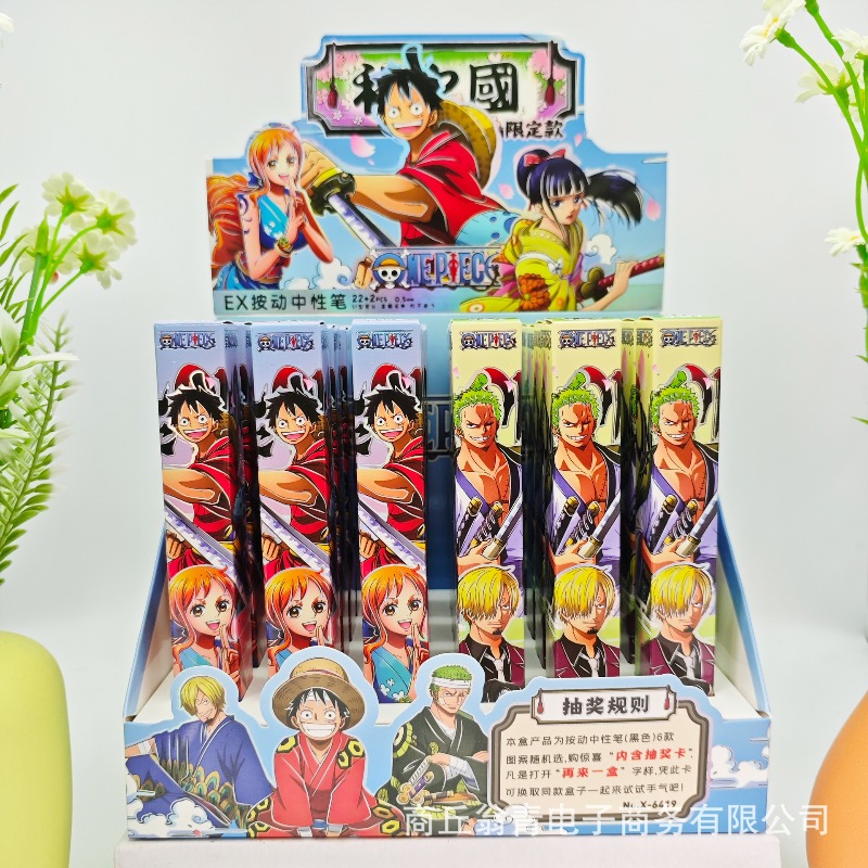 24 Buah Pena Gel 0.5Mm Seri On - Anime One Piece Merchandise ulasan dan harga