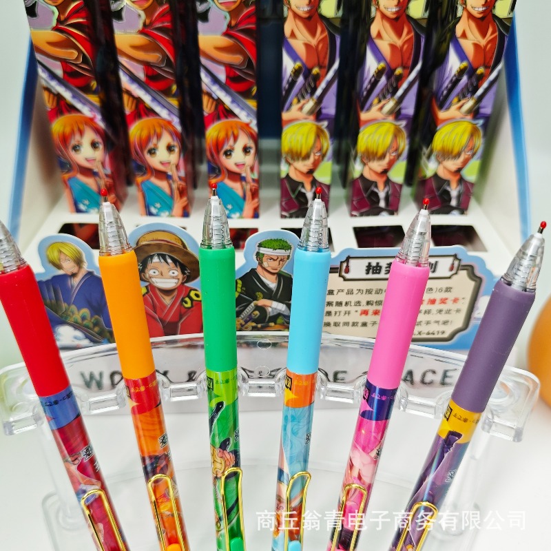 24 Buah Pena Gel 0.5Mm Seri On - Anime One Piece Merchandise ulasan dan harga