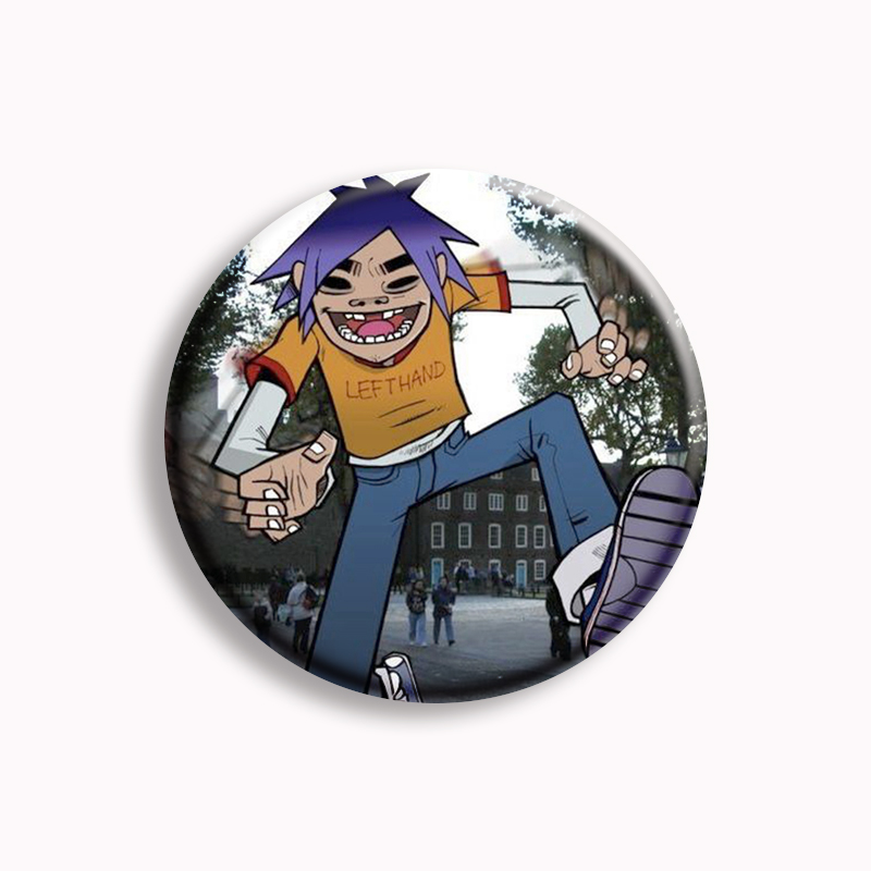 Gorillaz Rock Band Anime tombo - Pin Button Badge ulasan dan harga